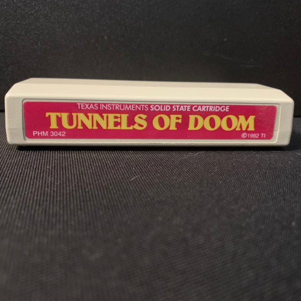 TEXAS INSTRUMENTS TI 99/4A Tunnels of Doom (1982) tested game cartridge