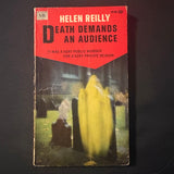 BOOK Helen Reilly 'Death Demands an Audience' (1967) Inspector McKee murder mystery