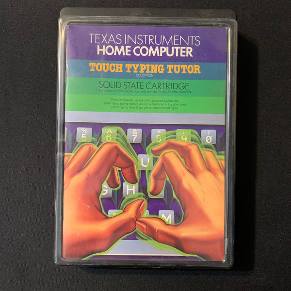 TEXAS INSTRUMENTS TI 99/4A Touch Typing Tutor (1982) tested boxed cartridge complete