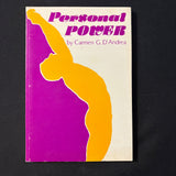 BOOK Carmen G. D'Andrea 'Personal Power' (1979) PB hypnosis self-help