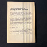 BOOK H. Bateman 'Mathematical Analysis of Electrical and Optical Wave-Motion' (1955) PB mathematics
