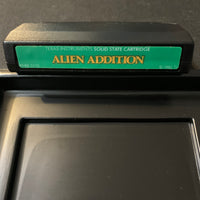 TEXAS INSTRUMENTS TI 99/4A Alien Addition (1982) tested boxed math game cartridge complete
