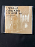 CD North Park College Choir 'In Concert 1993' Uppsala Cathedral, Gregory S. Athnos