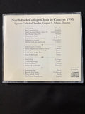CD North Park College Choir 'In Concert 1993' Uppsala Cathedral, Gregory S. Athnos