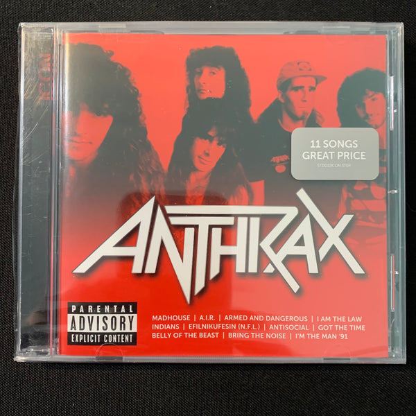 CD Anthrax 'Icon - Best Of' (2012) I'm the Man, Antisocial, Got the Time, A.I.R., Bring the Noise
