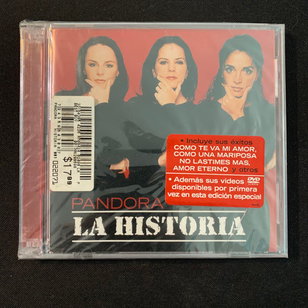 CD Pandora 'La Historia' (2004) new sealed with bonus DVD Tejano