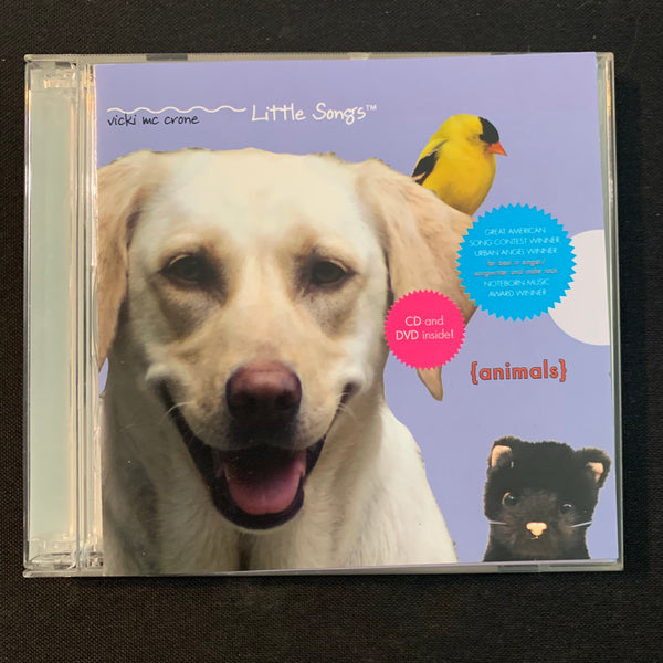 CD Vicki McCrone 'Little Songs: Animals' (2007) CD and DVD children's music