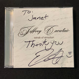 CD Jeffrey Cavataio 'Winds of Emotion' (2014) upbeat pop crooner autographed