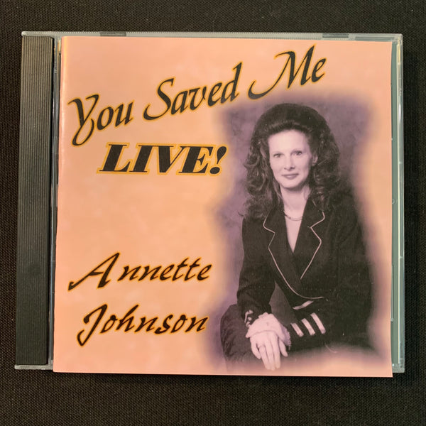 CD Annette Johnson 'You Saved Me - Live' (2006) Christian gospel music