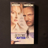 VHS Before and After (1996) Meryl Streep, Liam Neeson