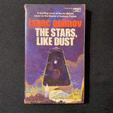 BOOK Isaac Asimov 'The Stars, Like Dust' (1972) Fawcett Crest PB science fiction