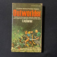 BOOK Lin Carter 'Outworlder' (1971) PB science fiction