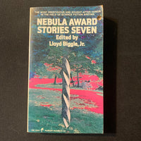 BOOK Lloyd Biggle Jr (ed) 'Nebula Award Stories Seven' (1973) Poul Anderson, Kate Wilhelm
