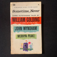 BOOK William Golding, John Wyndham, Mervyn Peake 'Sometime, Never' (1962) short stories