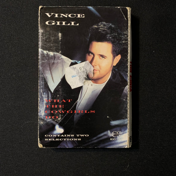 CASSETTE SINGLE Vince Gill 'What the Cowgirls Do' (1994) cassingle w/Go Rest High On That Mountain