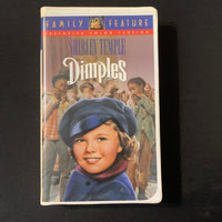 VHS Dimples (1936) Shirley Temple, colorized, clamshell box