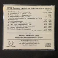 CD Elson Swarthout Duo '20th Century American 4-Hand Piano Music' (1996)