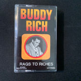 CASSETTE Buddy Rich 'Rags To Riches' (1990) Golden Circle jazz drummer