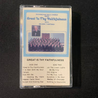 CASSETTE Rockingham Male Chorus 'Great Is Thy Faithfulness' choir tape men