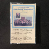 CASSETTE Rockingham Male Chorus 'Great Is Thy Faithfulness' choir tape men