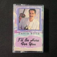 CASSETTE David Roth 'I'll Be Here For You' (1990) folk music tape