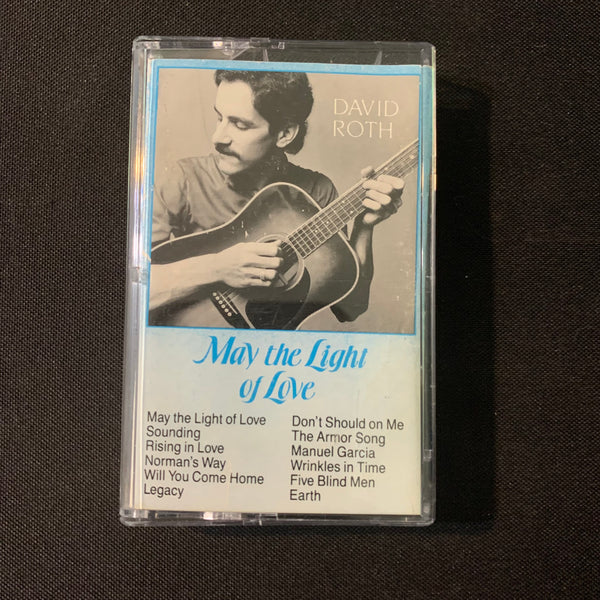 CASSETTE David Roth 'May the Light of Love' (1988) folk music Cape Cod tape