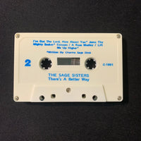 CASSETTE The Sage Sisters 'There's a Better Way' Spencer Ohio gospel duet tape