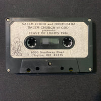 CASSETTE Salem Church of God Sanctuary Choir Feast of Lights (1986) Clayton Ohio