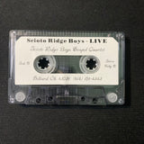 CASSETTE Scioto Ridge Boys 'Live' gospel Hilliard Ohio United Methodist Church