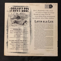 LP Peggy Lee 'Latin ala Lee!' (1960) Afro-Cuban rhythm Broadway hits VG/VG vinyl record
