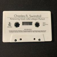 CASSETTE Charles R. Swindoll 'Knowing God: Life's Major Pursuit' (1986) Christian