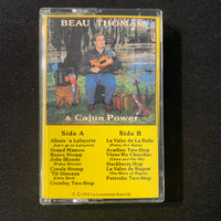 CASSETTE Beau Thomas and Cajun Power self-titled (1993) tape Louisiana Cajun music