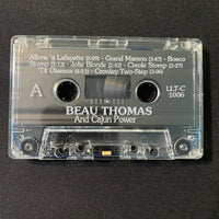 CASSETTE Beau Thomas and Cajun Power self-titled (1993) tape Louisiana Cajun music