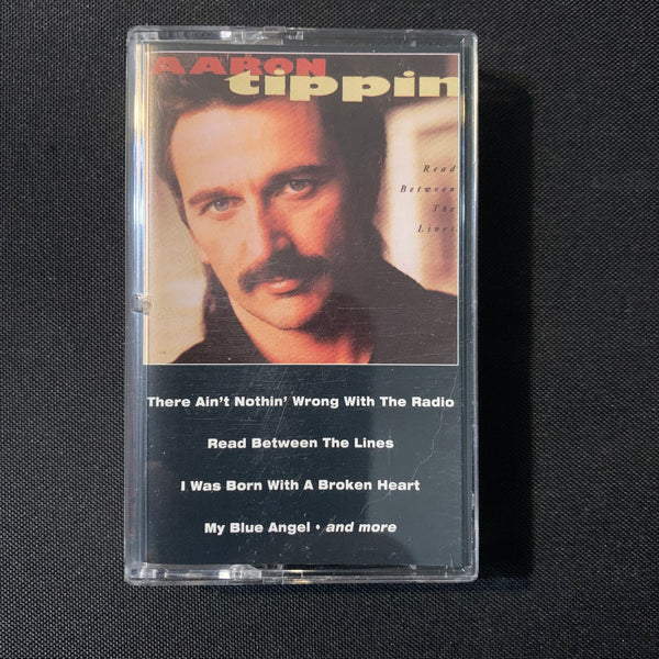 CASSETTE Aaron Tippin 'Read Between the Lines' budget tape reissue 8 songs