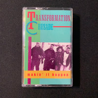 CASSETTE Transformation Crusade 'Makin' It Happen' (1991) old school Christian rap