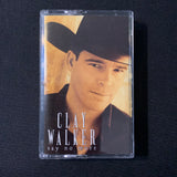 CASSETTE Clay Walker 'Say No More' (2001) pop country tape east Texas honky tonk