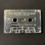CASSETTE Clay Walker 'Say No More' (2001) pop country tape east Texas honky tonk