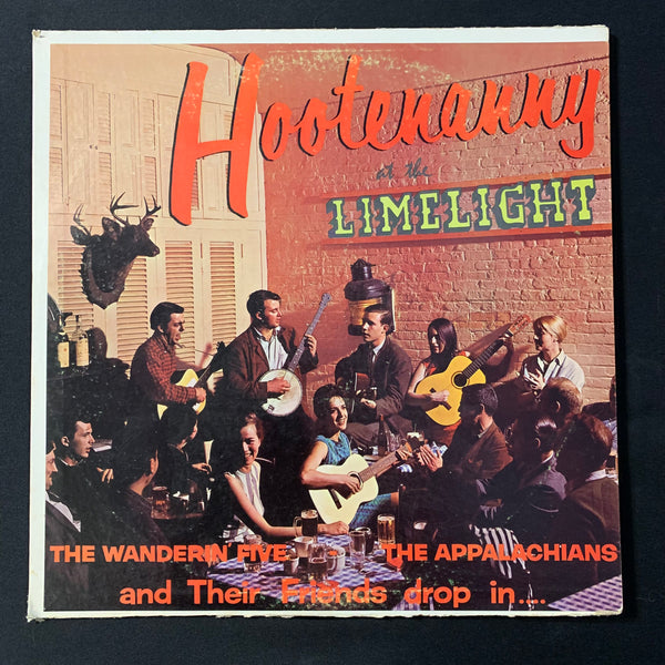 LP The Wanderin' Five, The Appalachians 'Hootenanny At the Limelight' (1963) VG/VG stereo vinyl record