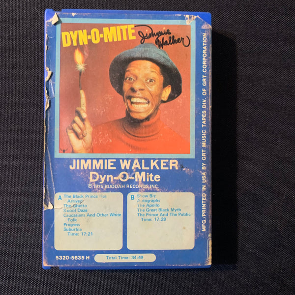 CASSETTE Jimmie Walker 'Dyn-O-Mite' rare original tape w/blue case, paper label