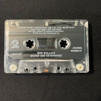 CASSETTE Ron Wallace 'Bound and Determined' (1995) advance promo tape country