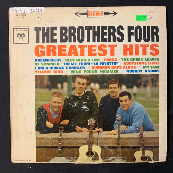 LP Brothers Four 'Greatest Hits' (1962) G+/G+ vinyl record folk music
