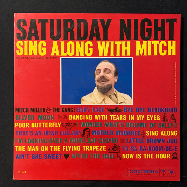 LP Mitch Miller 'Saturday Night Sing Along With Mitch' (1960) VG/VG+ gatefold vinyl record with lyric book