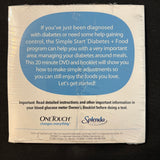DVD Simple Start Diabetes+food (2005) OneTouch booklet and DVD for diabetes treatment