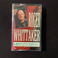 CASSETTE Roger Whittaker 'Merry Little Christmas' (1992) holiday music