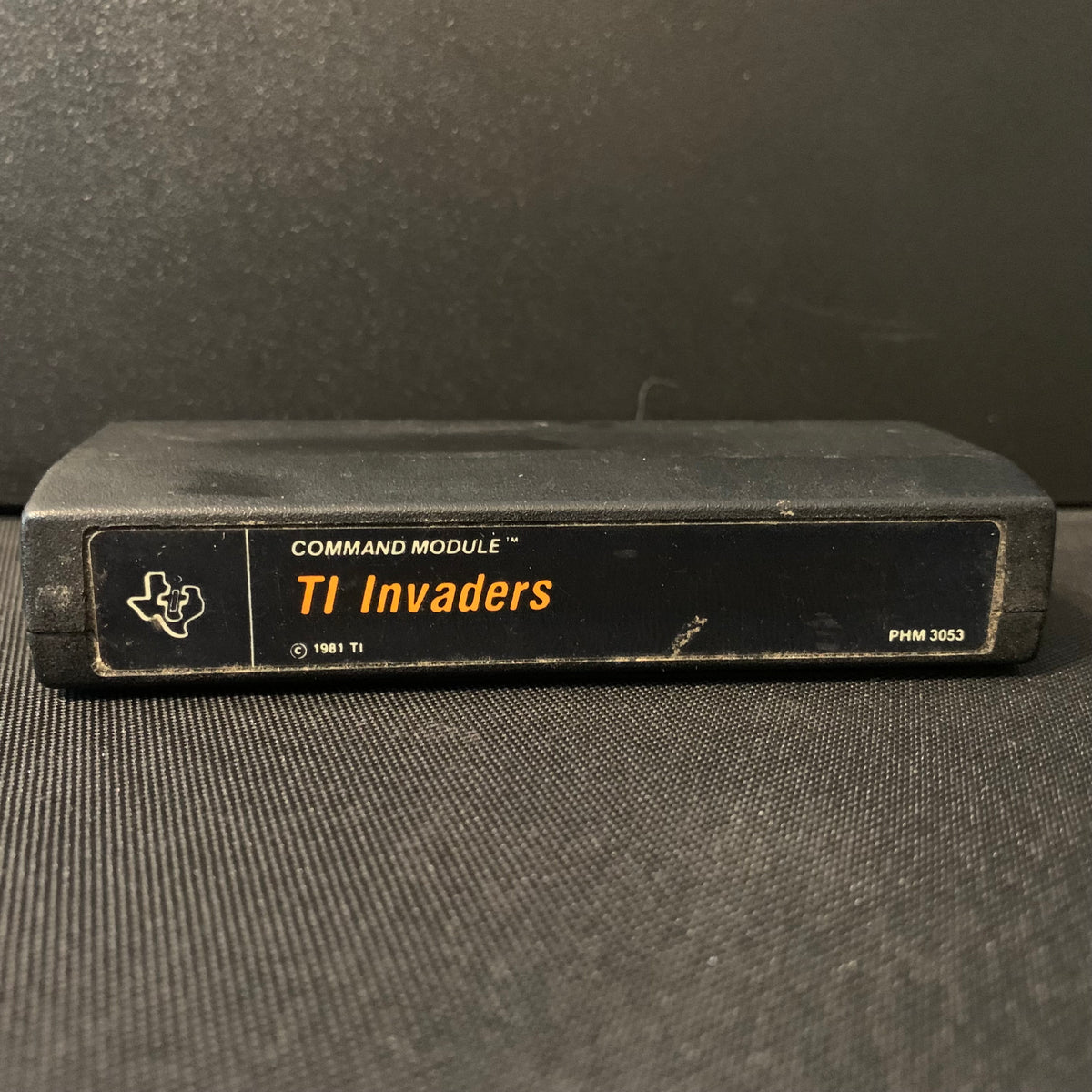 TEXAS INSTRUMENTS TI 99/4A TI Invaders (1981) video game cartridge bla ...