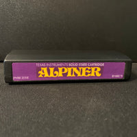 TEXAS INSTRUMENTS TI 99/4A Alpiner (1982) purple label tested video game cartridge
