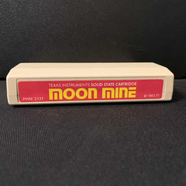 TEXAS INSTRUMENTS TI 99/4A Moon Mine (1983) tested video game cartridge Moonmine