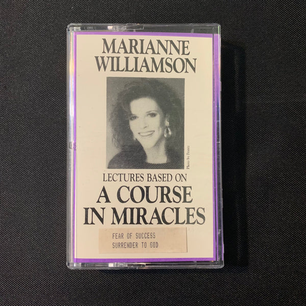 CASSETTE Marianne Williamson 'Lectures on A Course on Miracles' (1986) Fear of Success