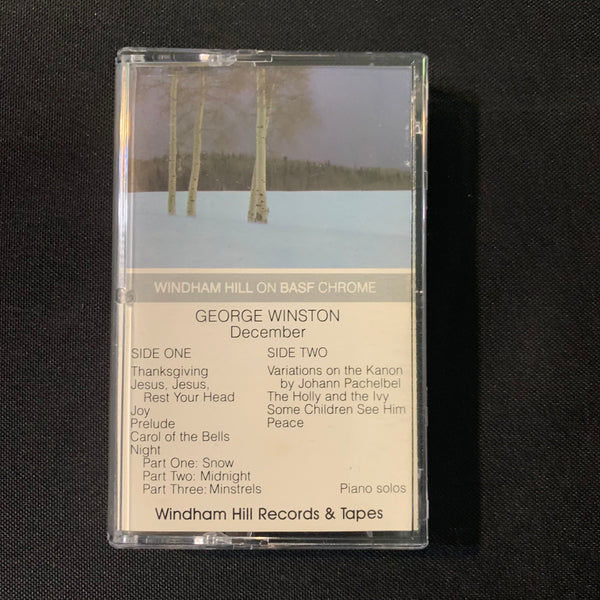 CASSETTE George Winston 'December' (1982) solo piano holiday classic Windham Hill tape