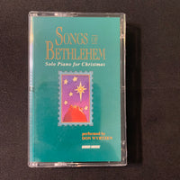 CASSETTE Don Wyrtzen 'Songs of Bethlehem' (1993) solo piano Christmas tape